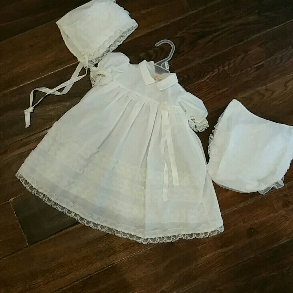 Baby christening Baptismal blessing gown NWOT